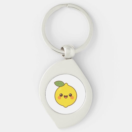 Cute Kawaii Lemon Sleutelhanger (Voorkant)