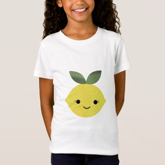 Cute Kawaii Lemon T-shirt (Voorkant)