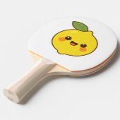 Cute Kawaii Lemon Tafeltennisbatje (Voorkant Gekanteld)