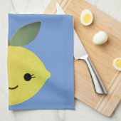Cute Kawaii Lemon Theedoek (Quarter Fold)
