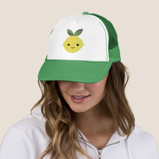 Cute Kawaii Lemon Trucker Pet (In situ)