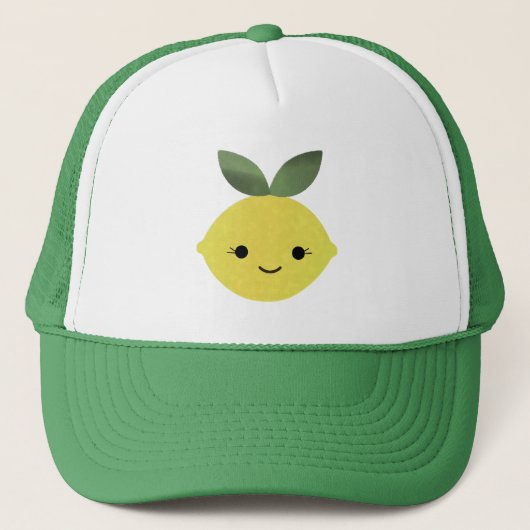 Cute Kawaii Lemon Trucker Pet (Voorkant)