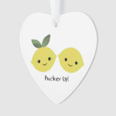 Cute Kawaii Lemons Ornament (voorkant)