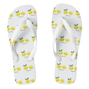 Cute Kawaii Lemons Teenslippers