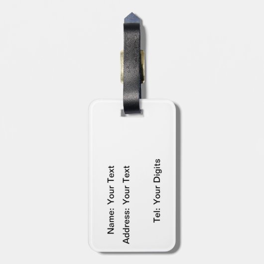 Cute Kawaii Limoen Bagagelabel (Achterkant verticaal)