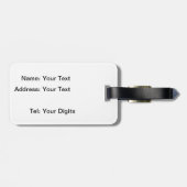 Cute Kawaii Limoen Bagagelabel (Achterkant horizontaal)