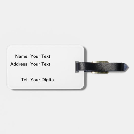 Cute Kawaii Limoen Bagagelabel (Achterkant horizontaal)