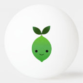 Cute Kawaii Limoen Pingpongbal (Achterkant)