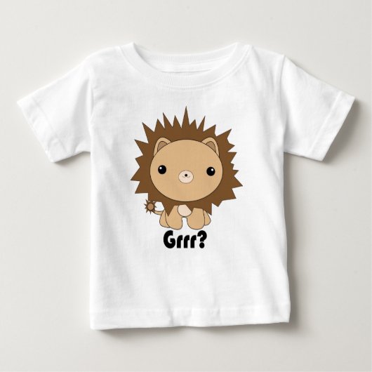 Cute Kawaii Lion Grr? T-shirt (Voorkant)