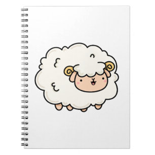 Cute Kawaii Little Lamb Notitieboek