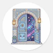 Cute Kawaii Magische Marokkaanse Deur Galaxy StSti