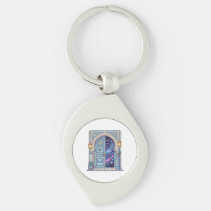Cute Kawaii Magische Marokkaanse Deur Galaxy StSti Sleutelhanger