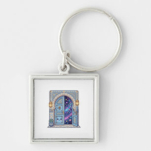 Cute Kawaii Magische Marokkaanse Deur Galaxy StSti Sleutelhanger