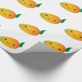 Cute Kawaii Mango Cadeaupapier (Hoek)