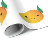 Cute Kawaii Mango Cadeaupapier (Rol Hoek)