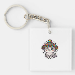 Cute Kawaii Marokkaanse Amazigh Kat Geweven Hoed P Sleutelhanger