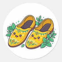 Cute Kawaii Marokkaanse Gele Babouche Slippers Sti