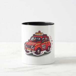 Cute Kawaii Marokkaanse Rode Petit Taxi City TrSti Mok