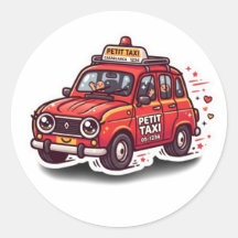 Cute Kawaii Marokkaanse Rode Petit Taxi City TrSti