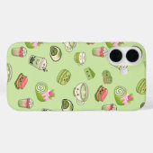 Cute Kawaii Matcha Dessert Hoesje (Achterkant (horizontaal))