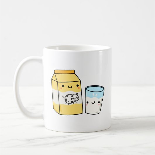 Cute Kawaii Milk Koffiemok (Links)