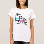 Cute Kawaii Milk Trio Sweet Dairy Japan Yum Foodie T-shirt (Voorkant)