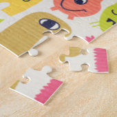 Cute Kawaii Monster Child's Custom Legpuzzel (Zijkant)