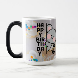 Cute Kawaii Muis Kleur Vervormende Koffiekop Cadea Magische Mok