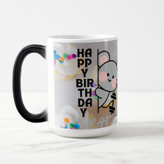 Cute Kawaii Muis Kleur Vervormende Koffiekop Cadea Magische Mok