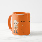 Cute Kawaii Mummie Halloween Mok (Voorkant links)