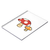 Cute Kawaii Mushroom Notitieboek (Linkerzijde)