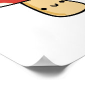 Cute Kawaii Mushroom Poster (Hoek)