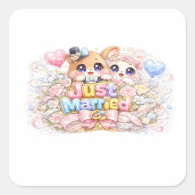 Cute Kawaii Net Getrouwd Koppel Dieren Pastel Pin