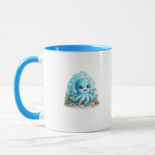 Cute Kawaii Octopus Koffiemok Mok (Links)