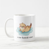 Cute Kawaii Otter Koffiemok (Links)