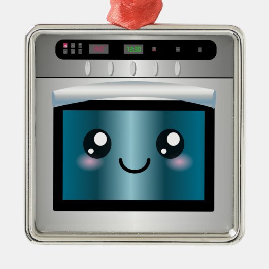 Cute Kawaii Oven - Chef & Baker Gifts Metalen Ornament (Voorkant)