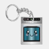 Cute Kawaii Oven - Chef & Baker Gifts Sleutelhanger (Voorkant Links)