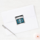 Cute Kawaii Oven - Chef & Baker Gifts Vierkante Sticker (Envelop)