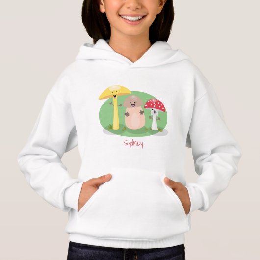 Cute kawaii paddenstoel (Voorkant)