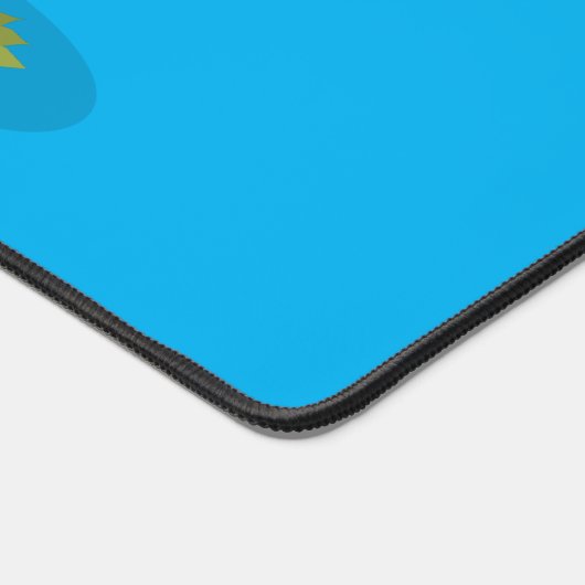 Cute kawaii paddenstoel bureaumat (Hoek)