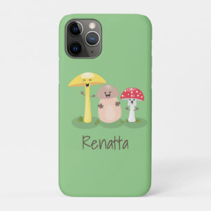 Cute kawaii paddenstoel Case-Mate iPhone case