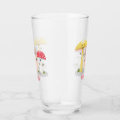 Cute kawaii paddenstoel glas (Rechts)