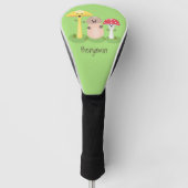 Cute kawaii paddenstoel golfheadcover (Voorkant)