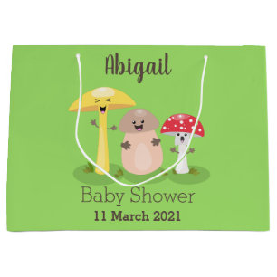 Cute kawaii paddenstoel groot cadeauzakje