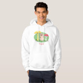 Cute kawaii paddenstoel hoodie (Voorkant volledig)