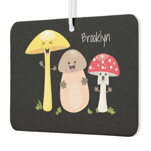 Cute kawaii paddenstoel luchtverfrisser (Links)