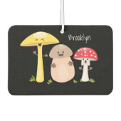 Cute kawaii paddenstoel luchtverfrisser (Voorkant)