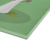 Cute kawaii paddenstoel snijplank (Hoek)