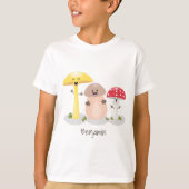 Cute kawaii paddenstoel t-shirt (Voorkant)
