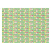 Cute kawaii paddenstoel tafelkleed (Voorkant (Horizontaal))